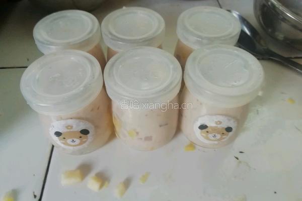 菠萝果肉布丁的做法图解10
