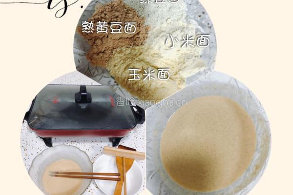 摊煎饼的做法图解2