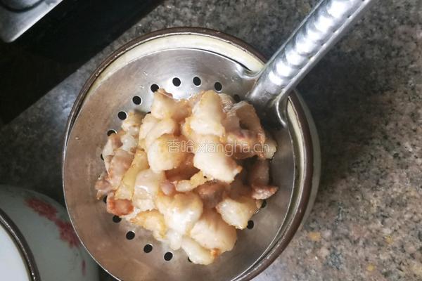 五花肉三丁的做法图解8