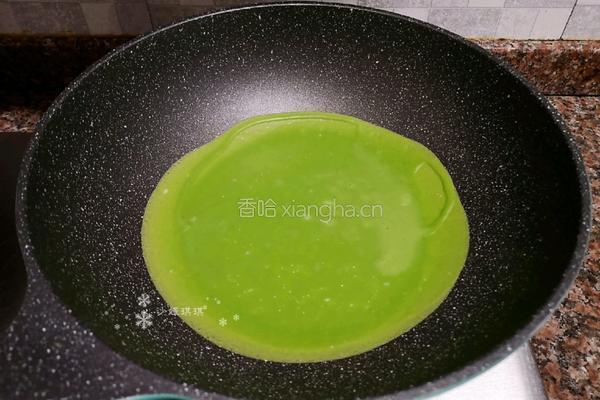 菠菜鸡蛋红薯卷饼的做法图解8