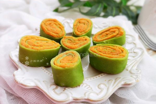 菠菜鸡蛋红薯卷饼的做法图解14