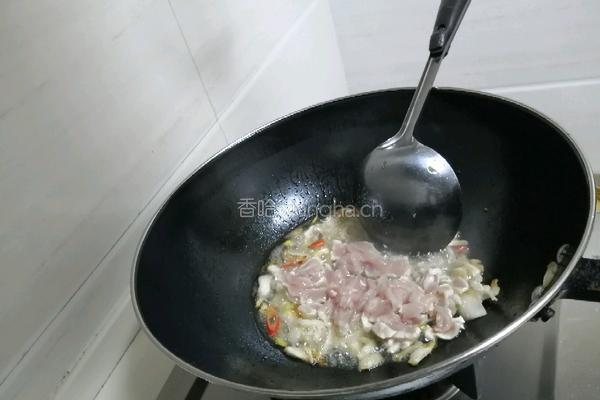 蒜苔炒肉丝的做法图解5