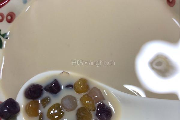 焦糖芋圆奶茶的做法图解5