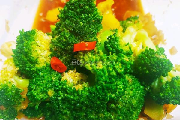 无油烟不动火超级快手菜15分钟出炉豉油西兰花的做法图解4