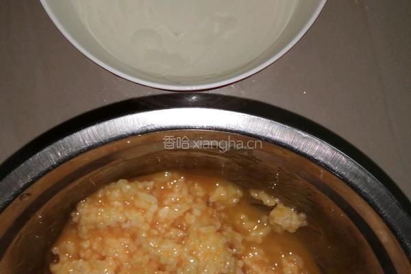 青菜鸡蛋烩饭的做法图解2