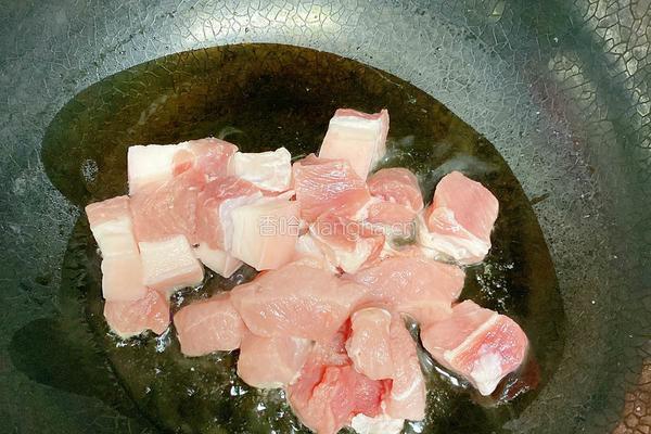 豆角炖肉的做法图解3