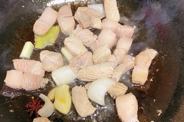 豆角炖肉的做法图解4