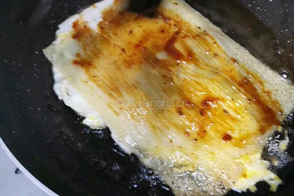 快手早餐之烤冷面的做法图解8