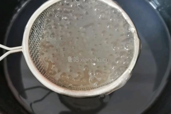 芋圆西米露的做法图解1