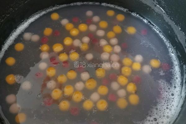 芋圆西米露的做法图解3