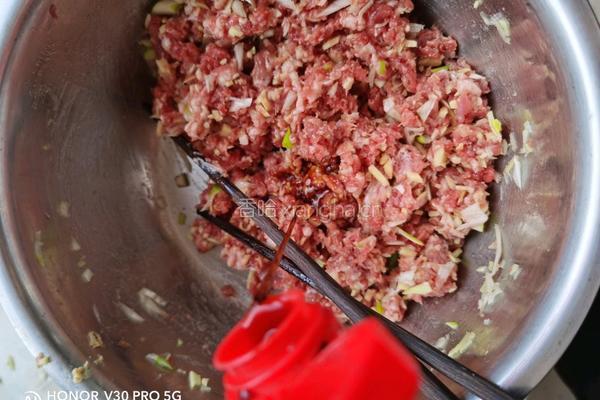 牛肉烧麦的做法图解3
