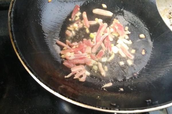 肉炒香菇的做法图解3