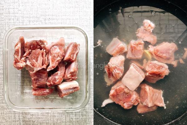 土豆烧排骨的做法图解1