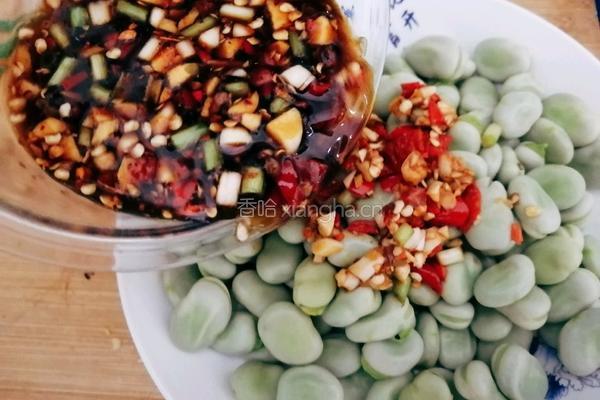 凉拌蚕豆的做法图解6