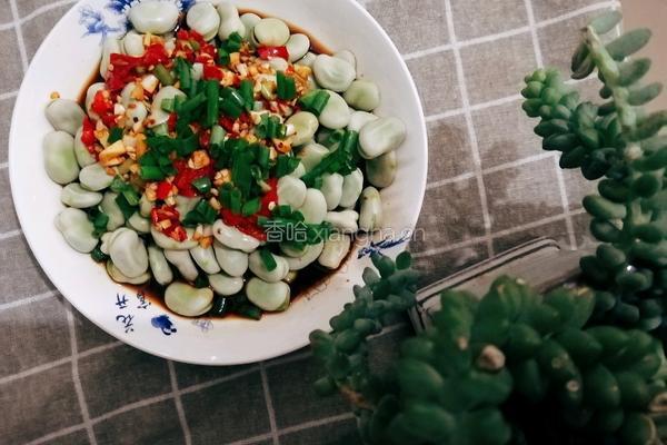 凉拌蚕豆的做法图解7