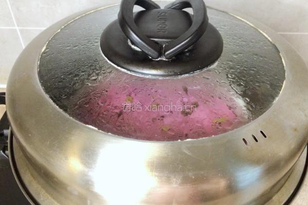红枣酸奶紫薯发糕的做法图解19