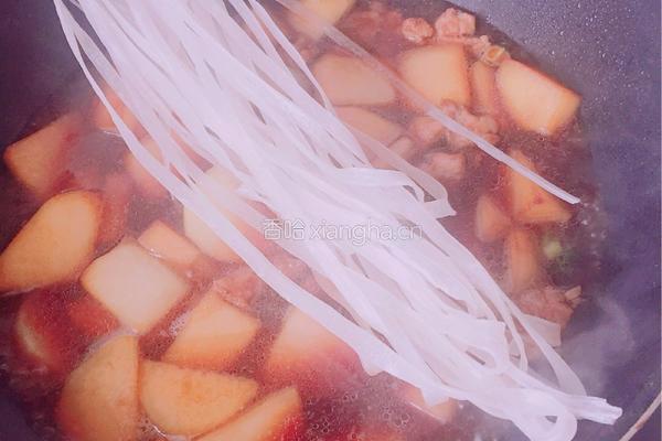 土豆粉条炖肉的做法图解9