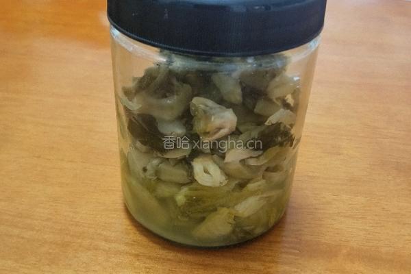 广西酸菜的做法图解1