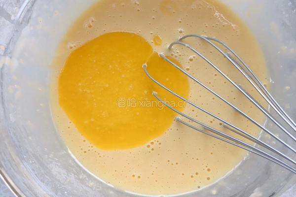 黄桃草莓华夫饼的做法图解6