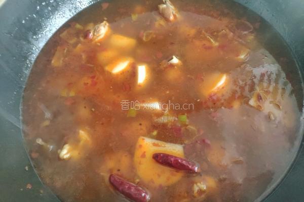 大盘鸡拌面(毛豆)的做法图解4