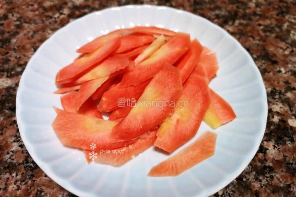 芦笋炒肉片的做法图解3