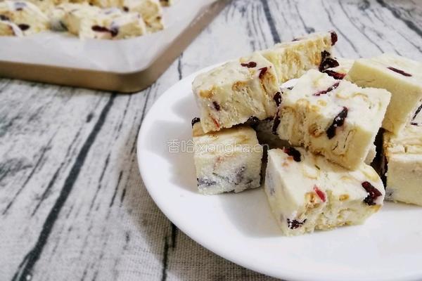蔓越莓雪花酥的做法图解9