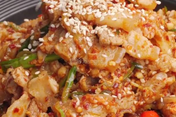 美味下饭菜｜秘制香辣口水五花肉的做法图解4