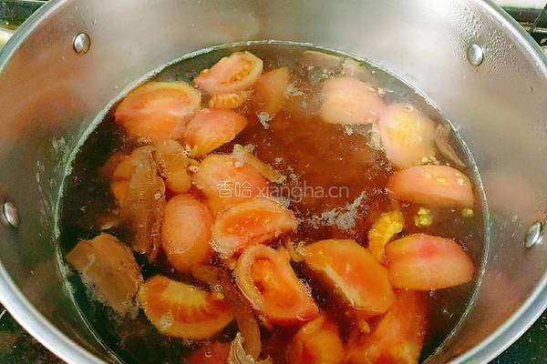 大脚菌豆芽牛腱汤的做法图解13