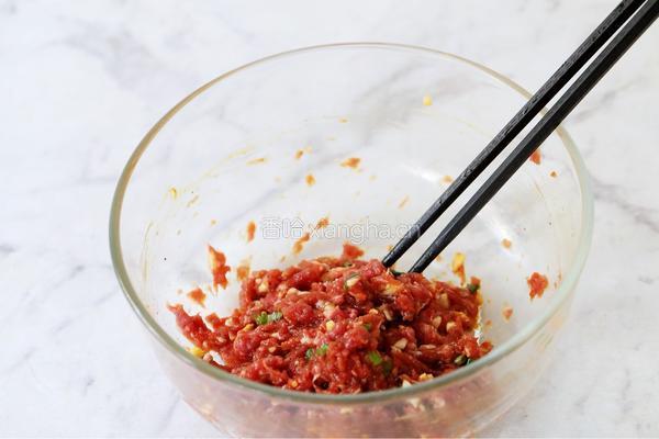 苦瓜酿肉的做法图解3