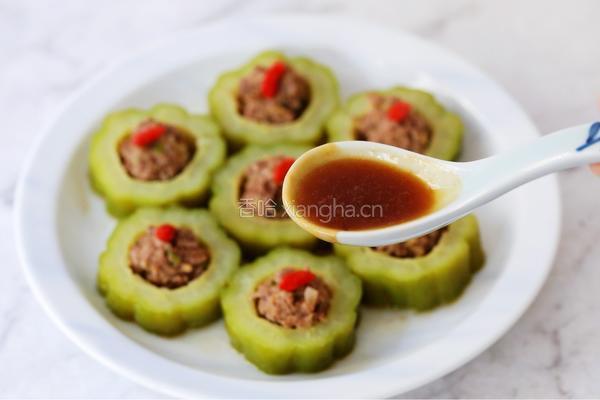 苦瓜酿肉的做法图解13