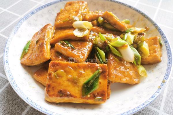 葱爆豆腐