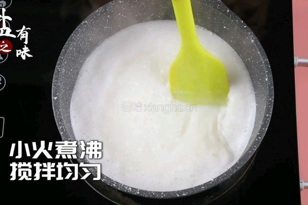 养生甜品3分钟学会杏仁豆腐好吃又健康的做法图解6