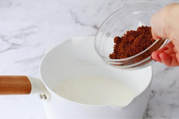 红糖蜜豆年糕的做法图解3