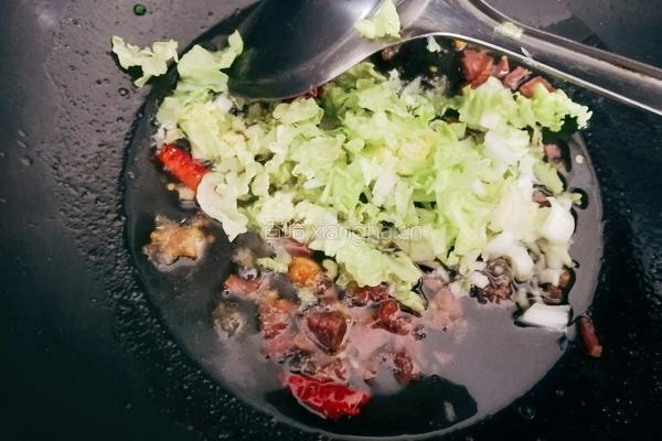 宣威火腿炒饭的做法图解4