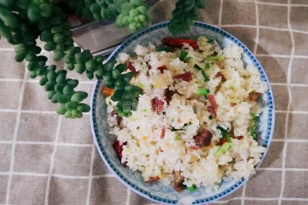 宣威火腿炒饭的做法图解6