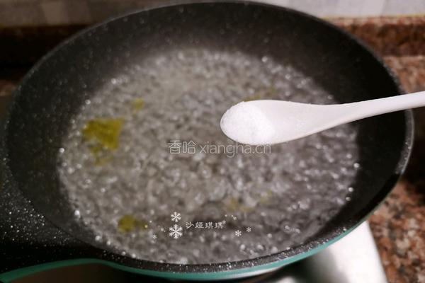 茼蒿炒鸡蛋的做法图解5