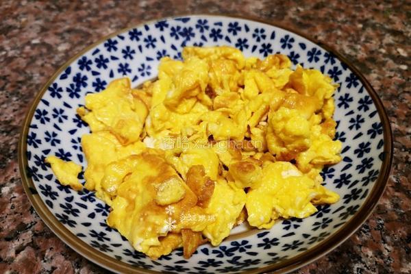 茼蒿炒鸡蛋的做法图解9