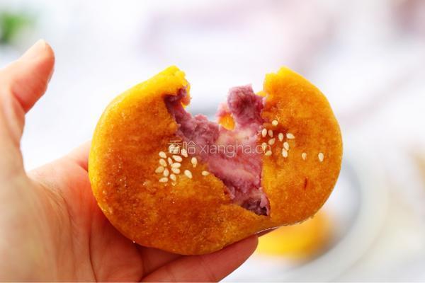 南瓜芋泥饼的做法图解21