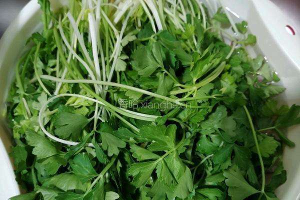 麦芹麦饭的做法图解1