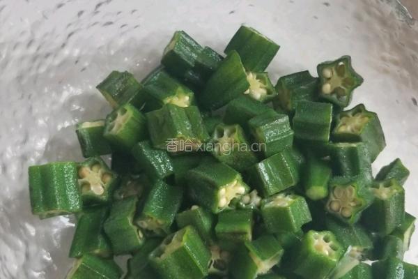 凉拌秋葵减脂瘦身的做法图解2