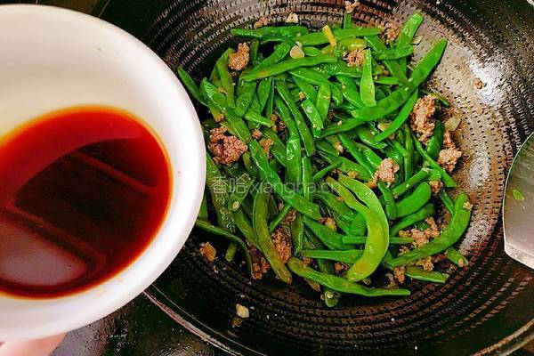 牛腩炒四季豆的做法图解16