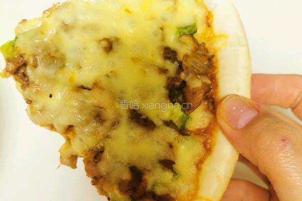 黑胡椒鸡肉玉米披萨的做法图解6