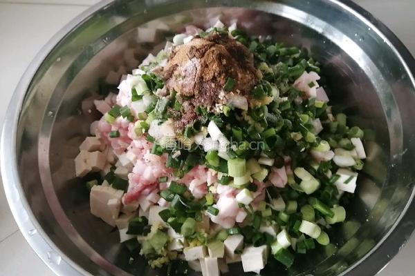 猪肉豆腐馅包子的做法图解9