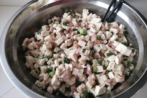 猪肉豆腐馅包子的做法图解10