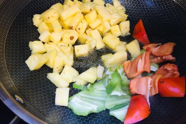 菠萝咖喱鸡胸肉的做法图解12