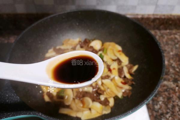 杏鲍菇炒牛肉的做法图解12
