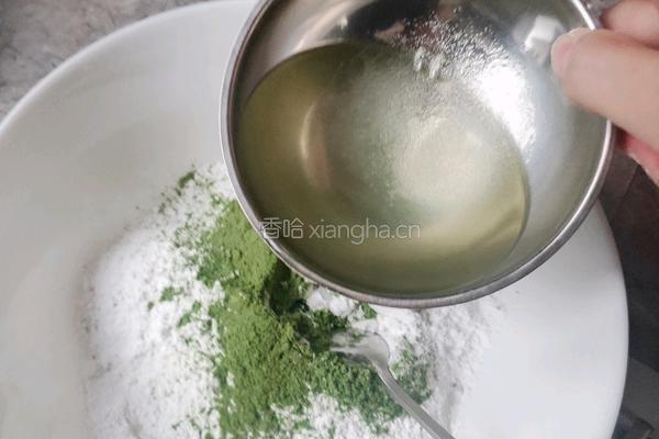 豆沙青团的做法图解2