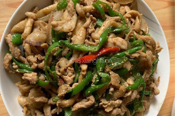 白玉菇炒肉丝的做法图解7