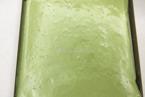 抹茶蜜豆蛋糕卷的做法图解16