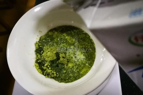 香草抹茶磅蛋糕的做法图解9